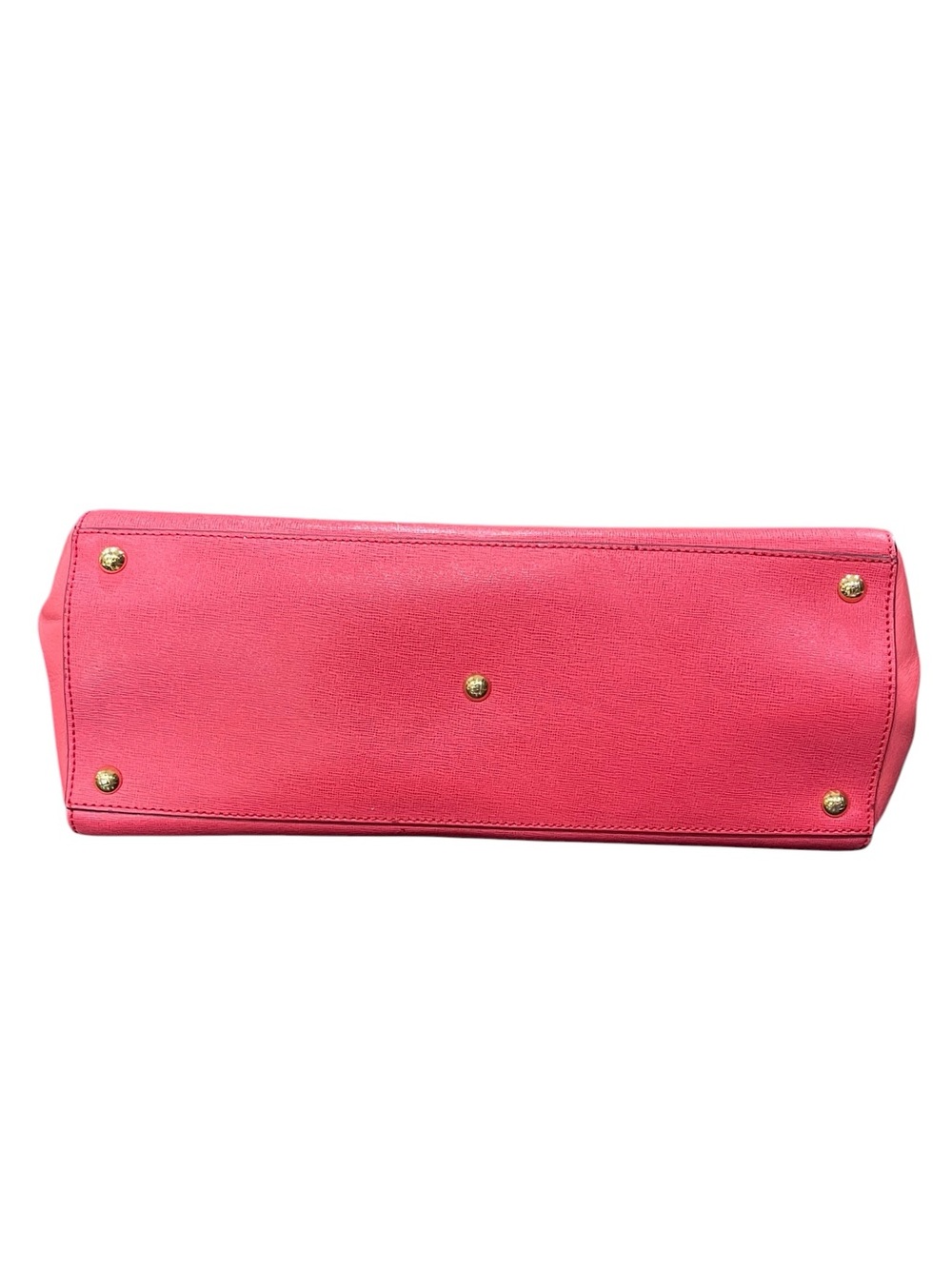 Fendi 2Jours Tote Satchel Bag Womens Medium Flamingo Pink w/ Shoulder Strap Tag - Picture 8 of 13